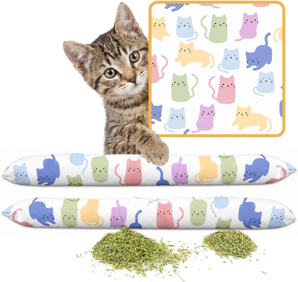 Kitty Kick Stix 15" Catnip Kicker Toy - Set of 2 | Handmade in USA | Interactive Cat & Kitten Toy | Durable Kicker Packed with 100% Potent Catnip for All Breeds (Cats & Friends) - Image 9