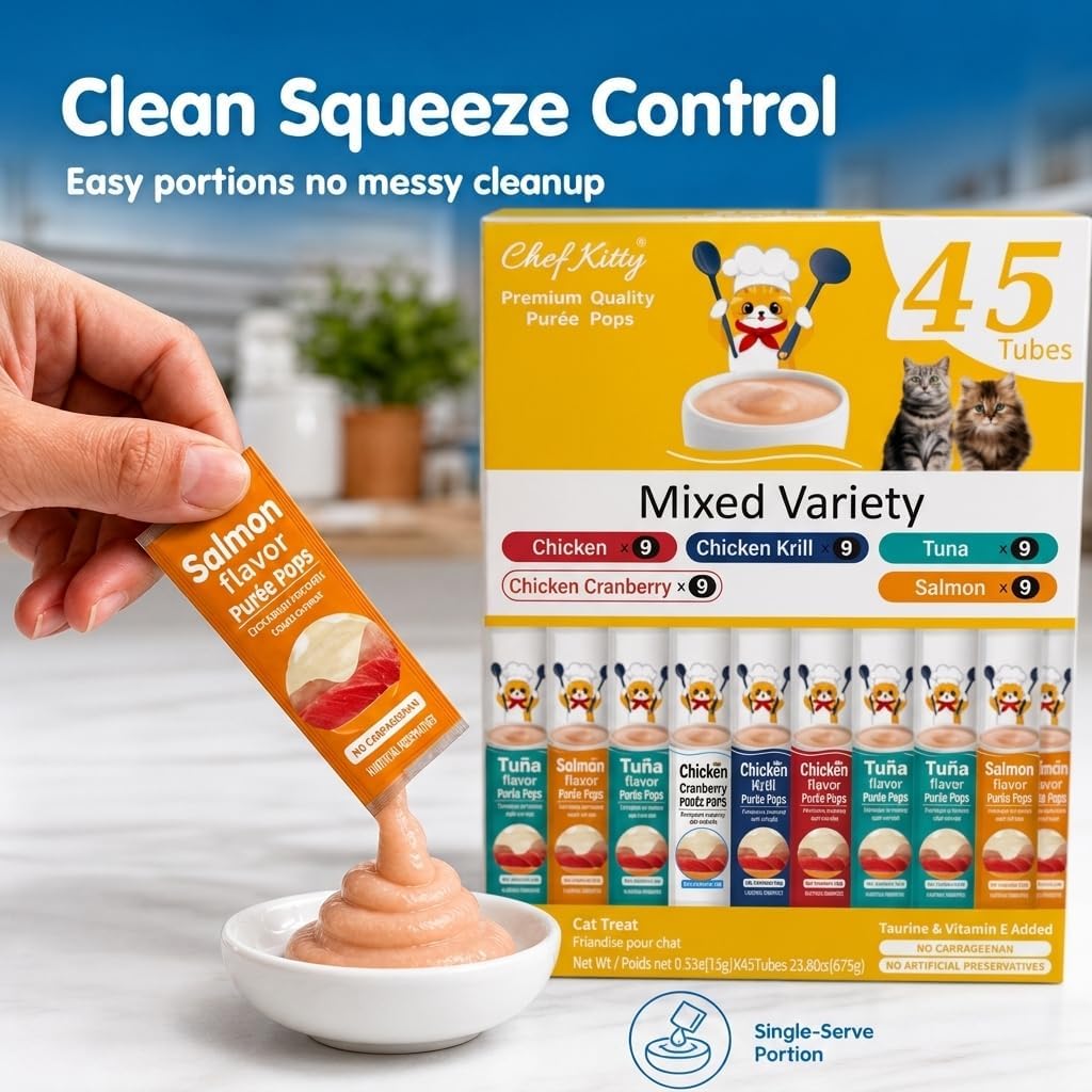 High protein grain free cat food topper variety pack