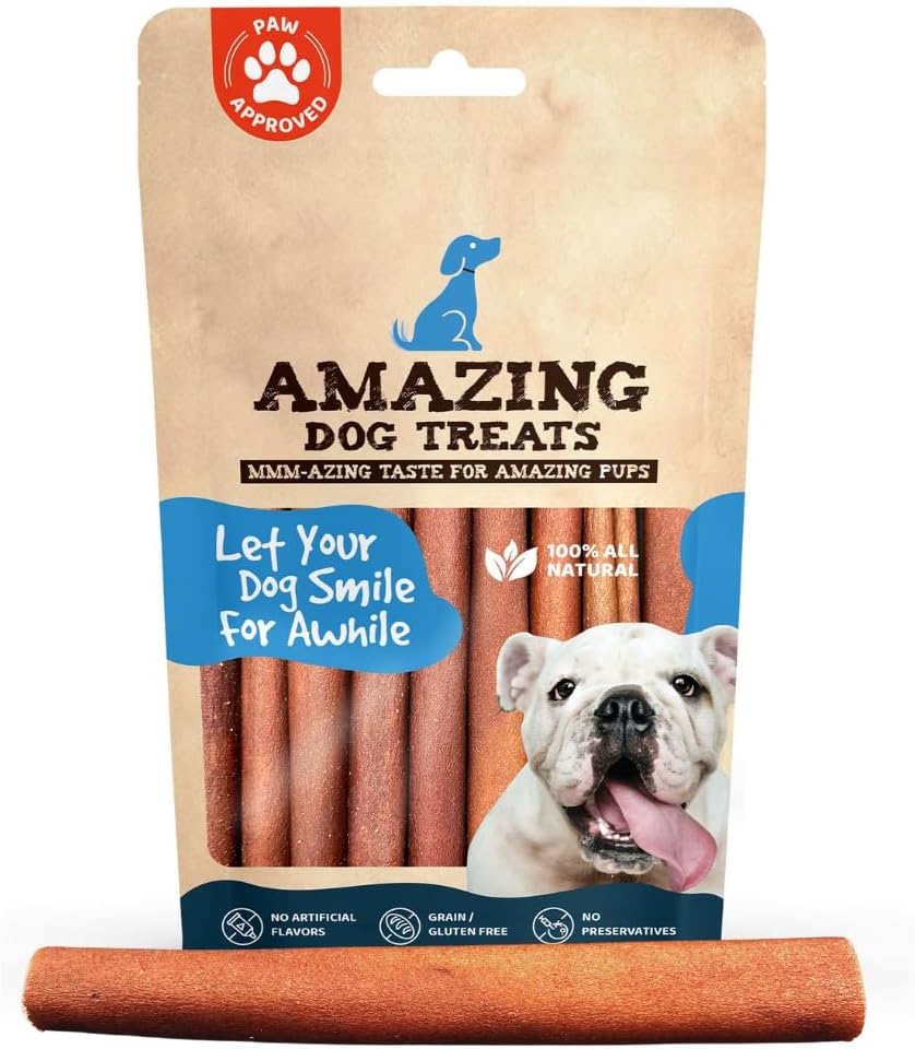 Amazing Dog Treats 6 Inch Collagen Stick - (50 Count)- Collagen Sticks for Dogs - No Hide Dog Bones - Image 12
