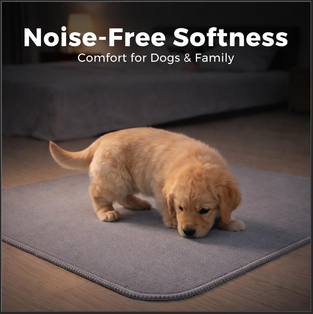 Pawfinity waterproof dog mat showing grey surface