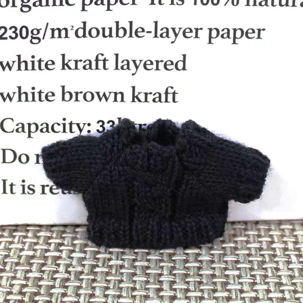 Machine washable miniature pet sweaters for brief fun dress up wear