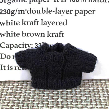 Machine washable miniature pet sweaters for brief fun dress up wear