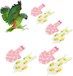 Pssopp Pet Bird Diaper reusable pink flight suit front view