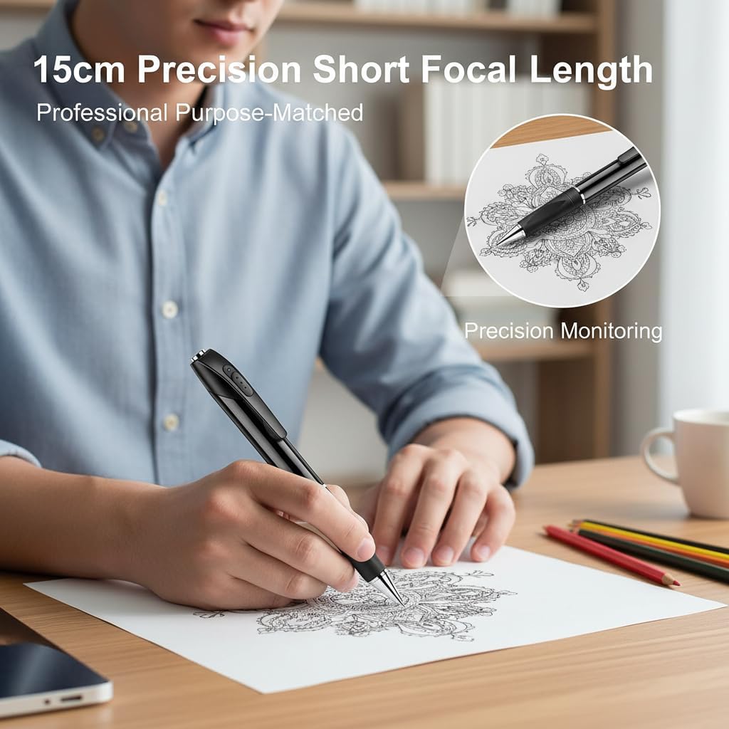 Unohoe pen camera side profile displaying discreet design