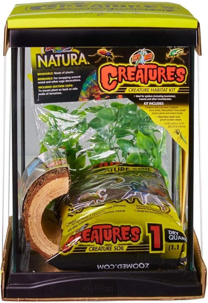 Zoo Med Creatures Creature Habitat Kit with included accessories