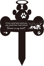 Pet Cat Memorial Grave Markers - Rngmsi Flowers Butterfly Cat Metal Garden Stakes Grave Decorations for Cemetery Pussy Memorial Stones Plaques for Outdoors - Image 12