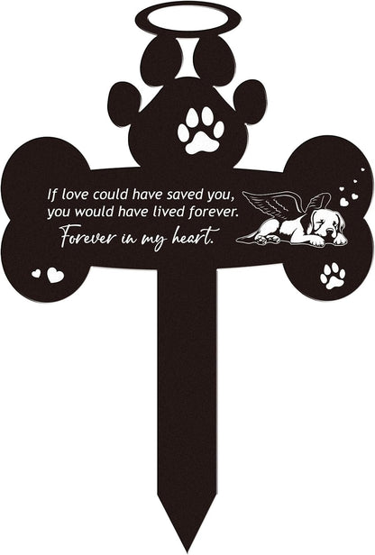 Pet Cat Memorial Grave Markers - Rngmsi Flowers Butterfly Cat Metal Garden Stakes Grave Decorations for Cemetery Pussy Memorial Stones Plaques for Outdoors - Image 12