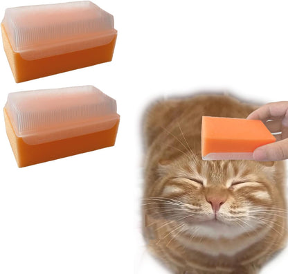 2PC Soft Cat Brush for Grooming - Gentle Cat Tongue Brush with 1300+ Barbed Serrations, Brushes for Sensitive Cats - Lightweight, gentle, Perfect for Daily Grooming & Enhancing Bonding - Image 10