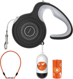 Petsuper auto brake retractable dog leash front view