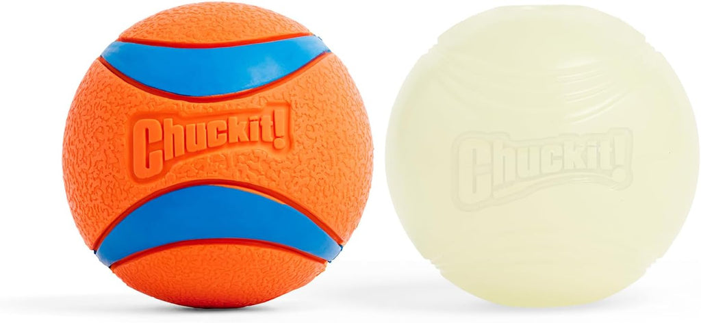 Chuckit! Glow in the Dark Bouncy Balls - Ball for Dogs, Chuckit Dog Toy, Max Glow Balls - Medium, 2.5 Inch Pack of 2 - Image 9