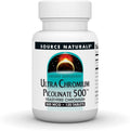 Source Naturals Ultra Chromium Picolinate 120 Tablets front view bottle