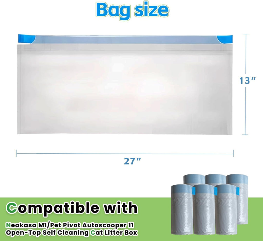 Durable 3 mil thick cat litter bag liner texture close up