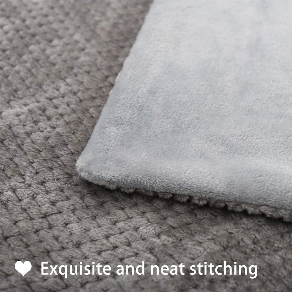 Close up texture of the eco-friendly soft flannel pet throw fabric