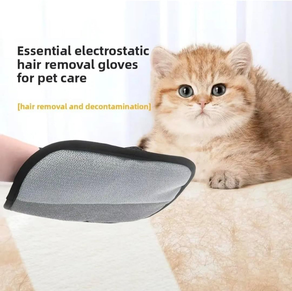 Kevriz pet grooming kit with steam brush and cleaning accessories