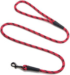 Mendota Pet Snap Leash - British-Style Braided Dog Lead, Made in The USA - Black, 1/2 in x 6 ft - for Large Breeds - Image 10