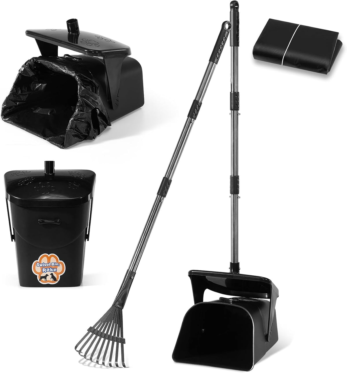 Premium quality packaging of the imported SCENEREAL pet waste cleanup system.