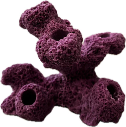 Ocean Aquaria Seven Hole Torch Tower Coral Frag Plug Rack front view for reef aquariums
