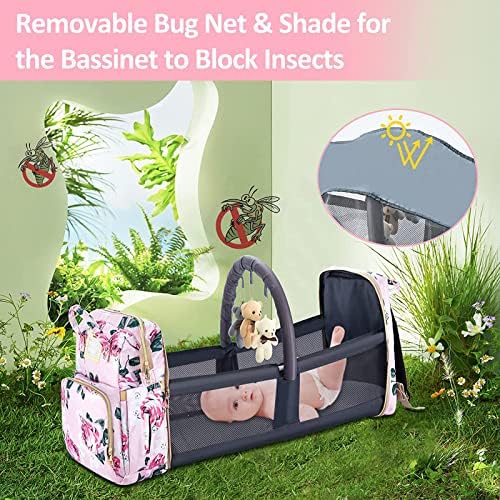 GurZinn waterproof diaper backpack lifestyle angle