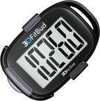 3DActive 3DFitBud simple step counter walking 3D pedometer front view showing large LCD screen display.