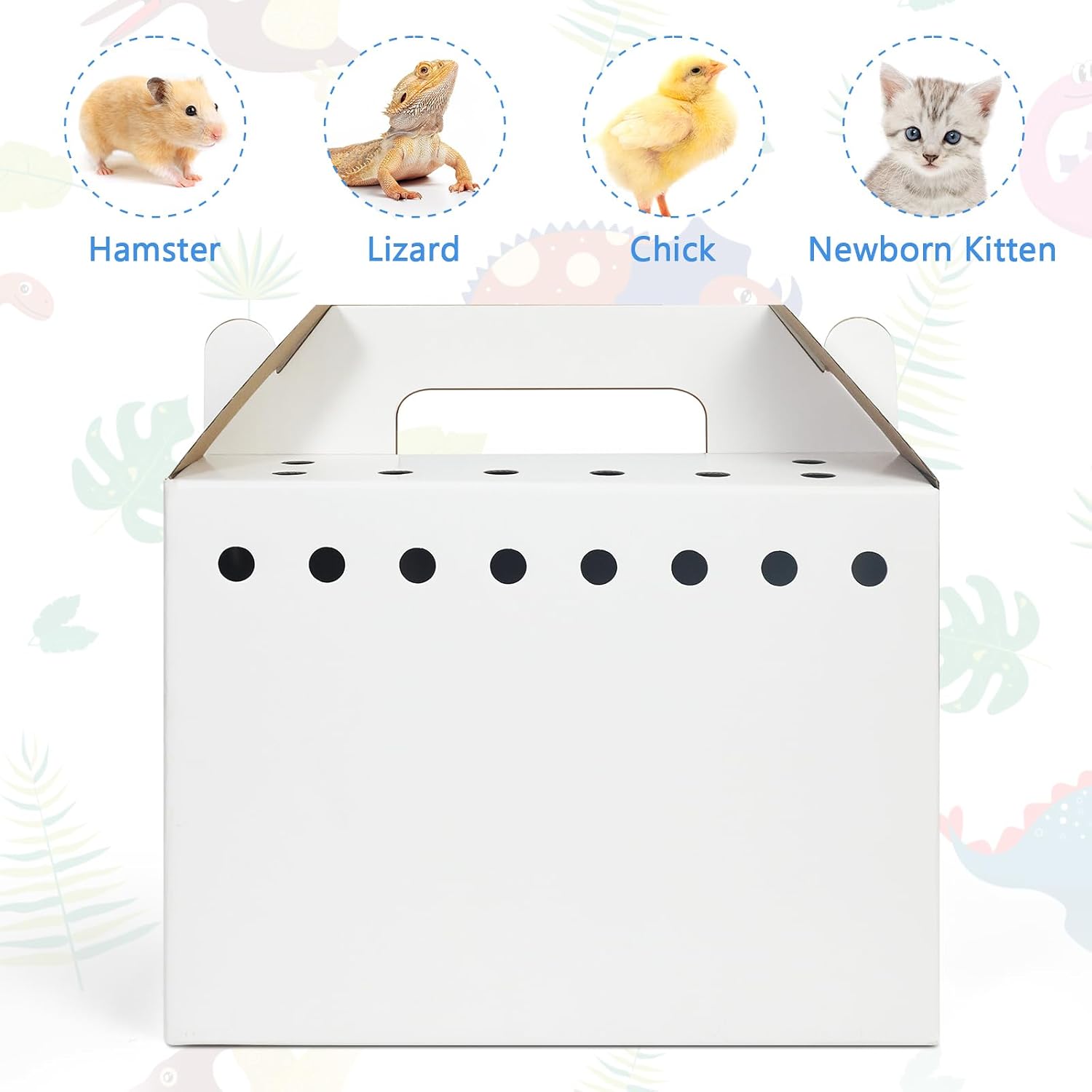 Disposable Cardboard Pet Carrier for Small Animals-12 Pack - Image 5