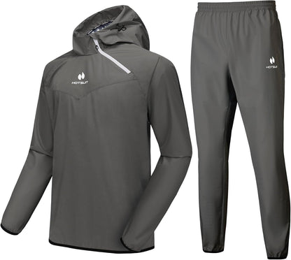 HOTSUIT Sauna Suit for Men Sweat Sauna Jacket Pant Gym Workout Sweat Suits - Image 10