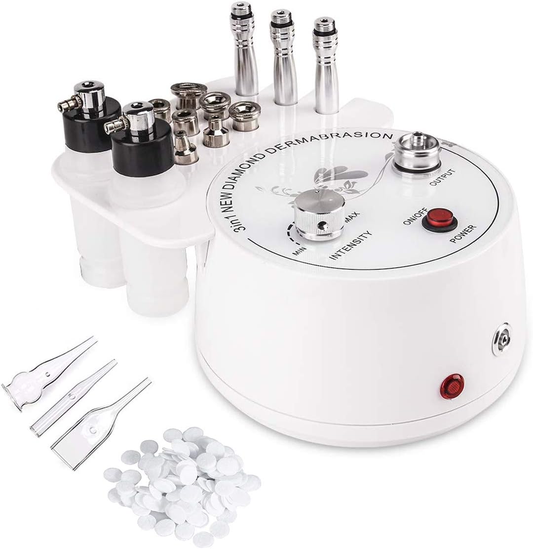 Yofuly 3 in 1 professional diamond microdermabrasion machine front view showing main control console