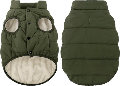 ASENKU Dog Winter Coat - Waterproof Windproof Dog Jacket, Warm Snowproof Doggie Puffer Vest for Cold Weather, Lightweight Snow Coats for Small Medium Large Dogs(L, Red) - Image 13