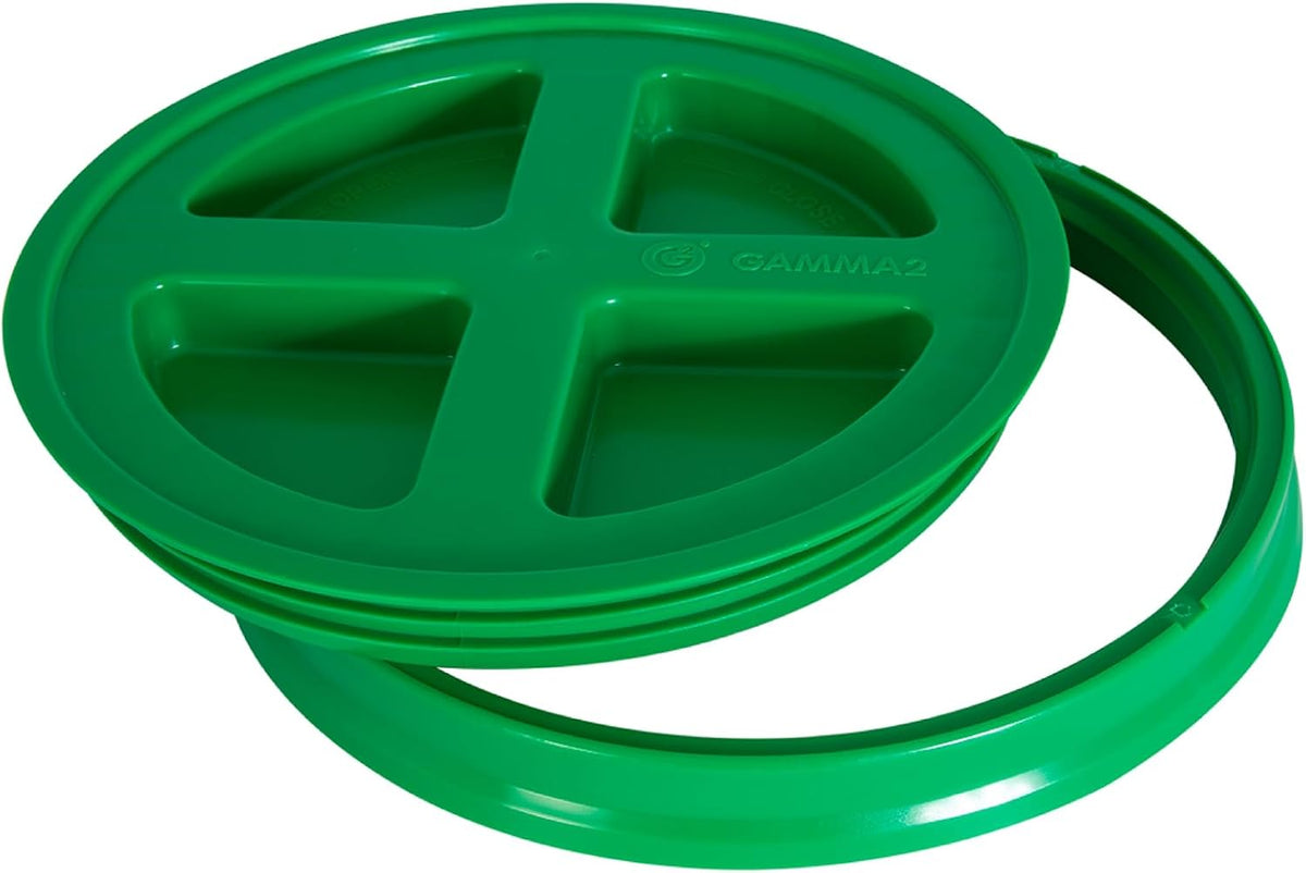 Gamma2 Gamma Seal Lid for Utility Buckets - Fits 3.5, 5, 6 & 7 gallon buckets, White, Made in USA - Image 12