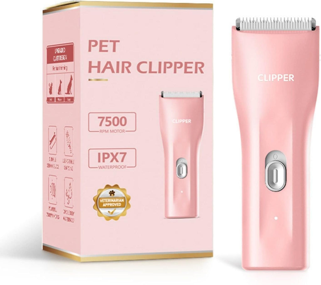 Dog Cat Home Hair Waterproof Clipper Portable Electric USB Rechargeable Pet Grooming Tools Low Noise Shaver Cordless Trimmer for Small and Large Pets - Image 12