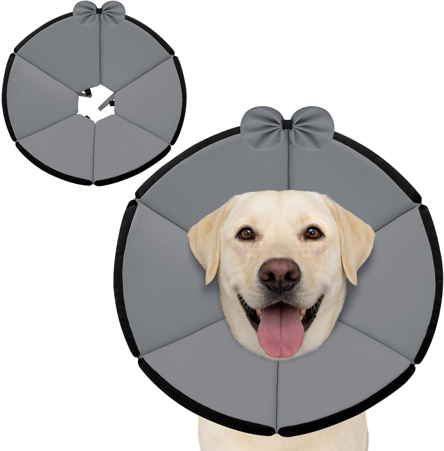Maxfut foam dog cone collar adjustable buckle details