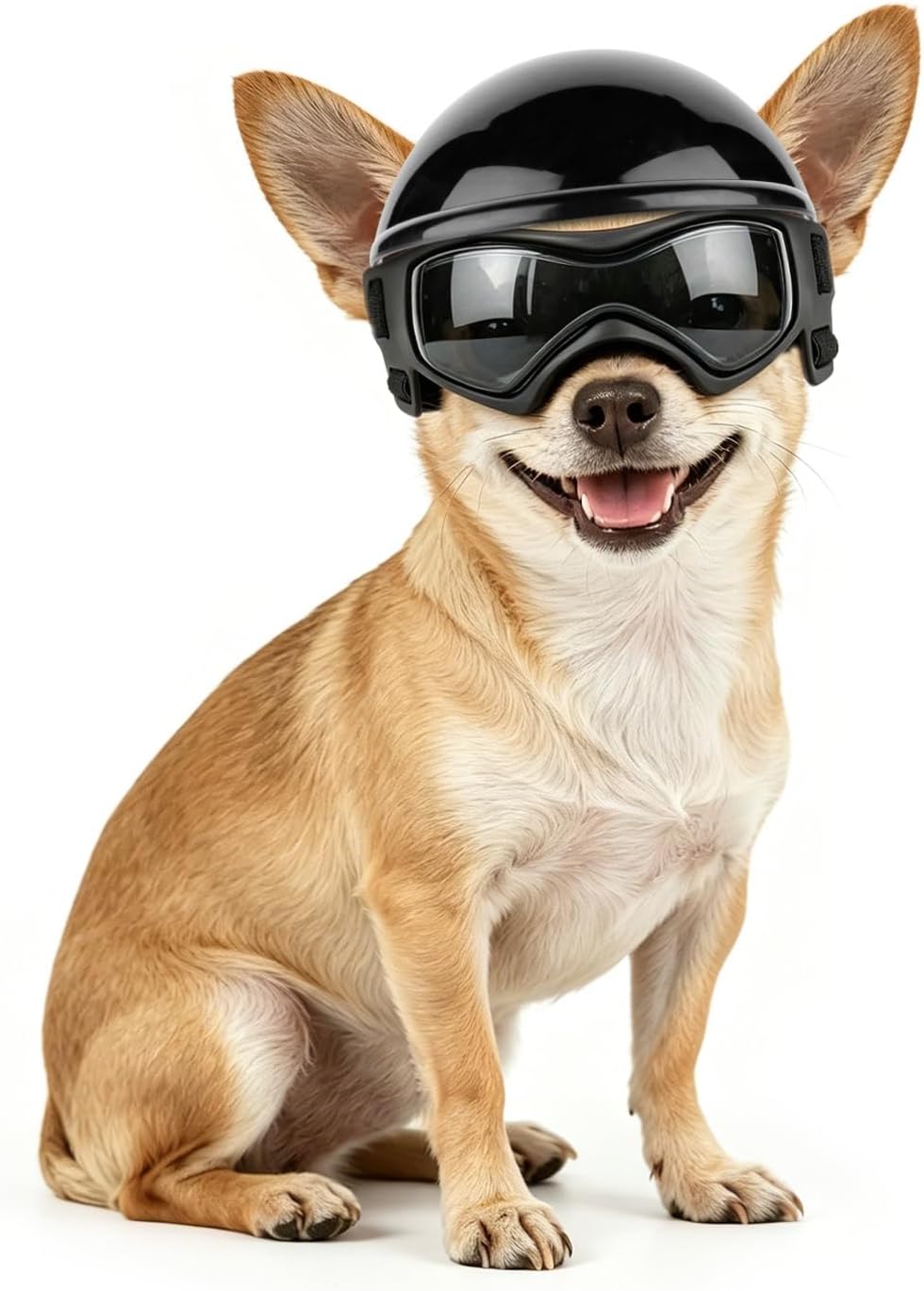 Enjoying Dog Helmets for Small Dogs, Pet Helmet for Cat Tiny Dogs Head Protection, Puppy Bike Helmet, Extra-Small Doggie Helmets Outdoor Motorcycling Travelling Exploring, Adjustable, S - Image 10