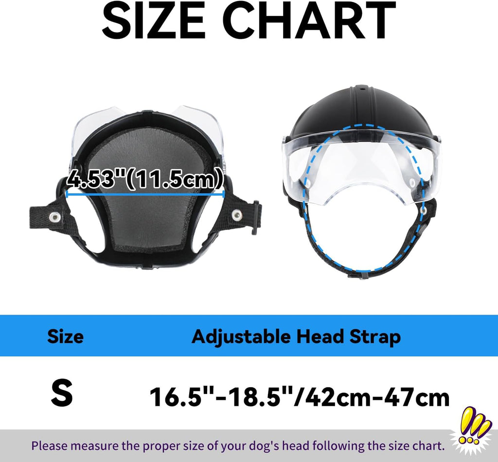 Top view of Namsan dog helmet showing ear hole design