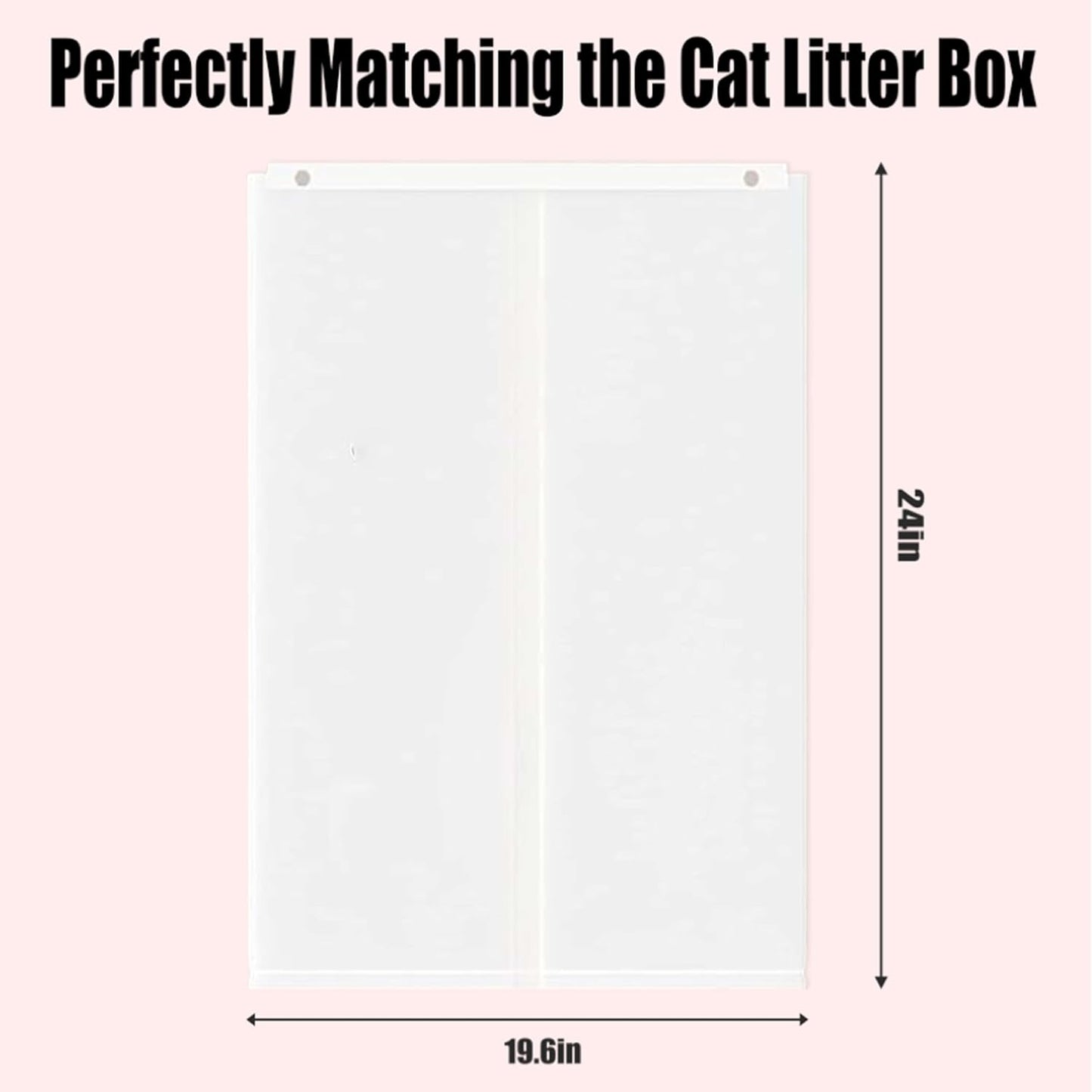 Luxrise self sealing waste drawer bags installed in PetSnowy automatic litter box