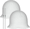 Jexine reusable silicone hair highlighting cap set with metal hooks