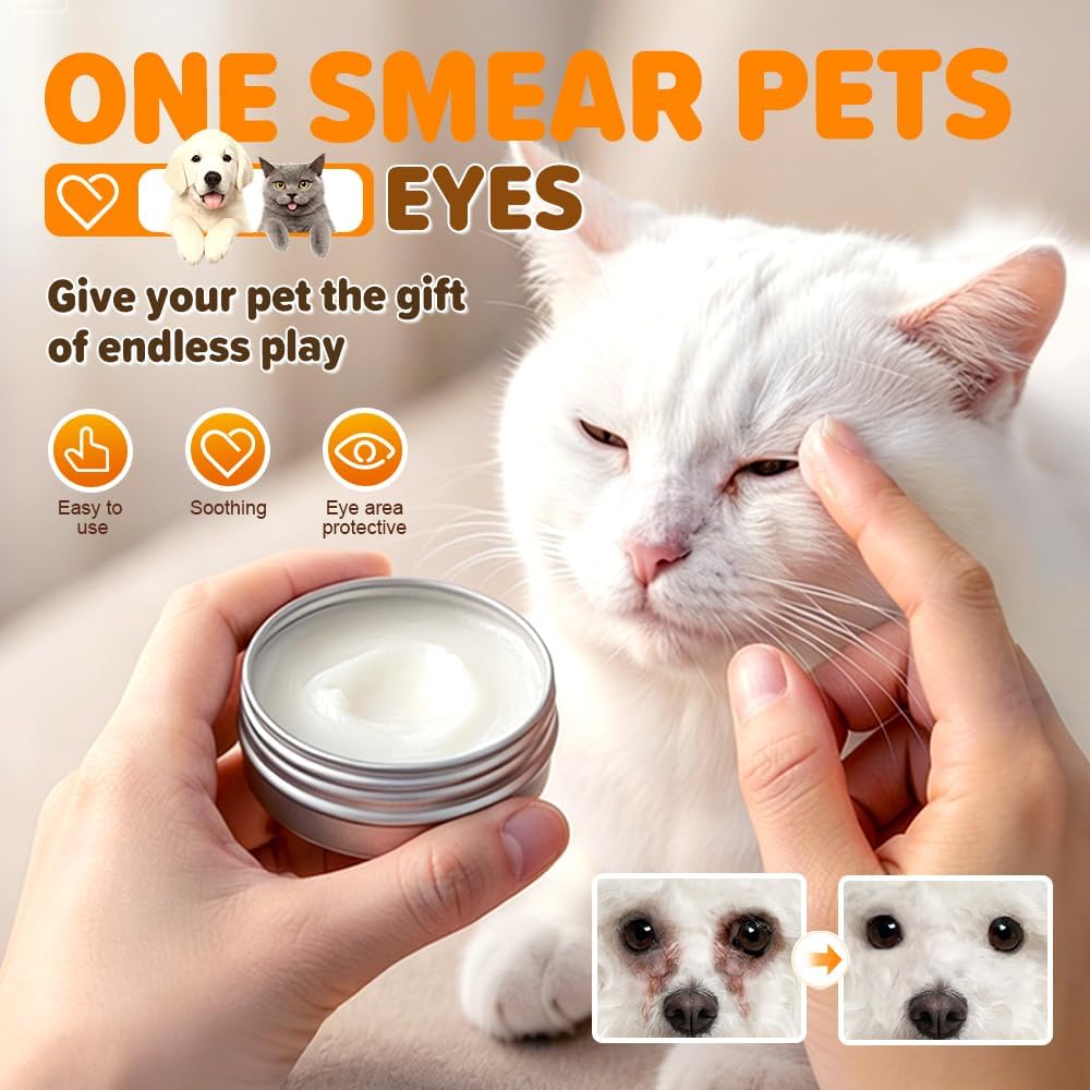 Gjyc Pet natural eye care balm container and brush set