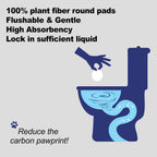 Back label of 4U4ME4US pet tear stain remover detailing the chemical free ingredient formula