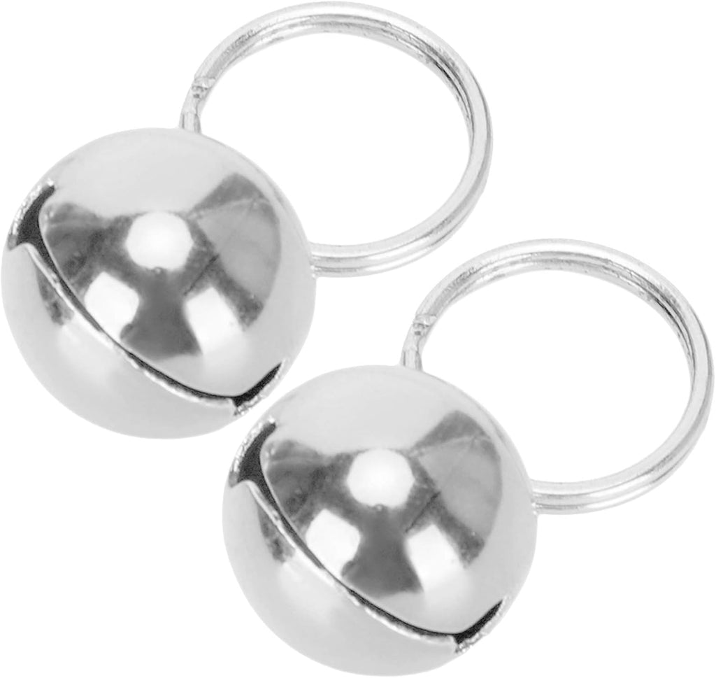 CFTGIW rust anti lost copper bells front view on pet collar charm