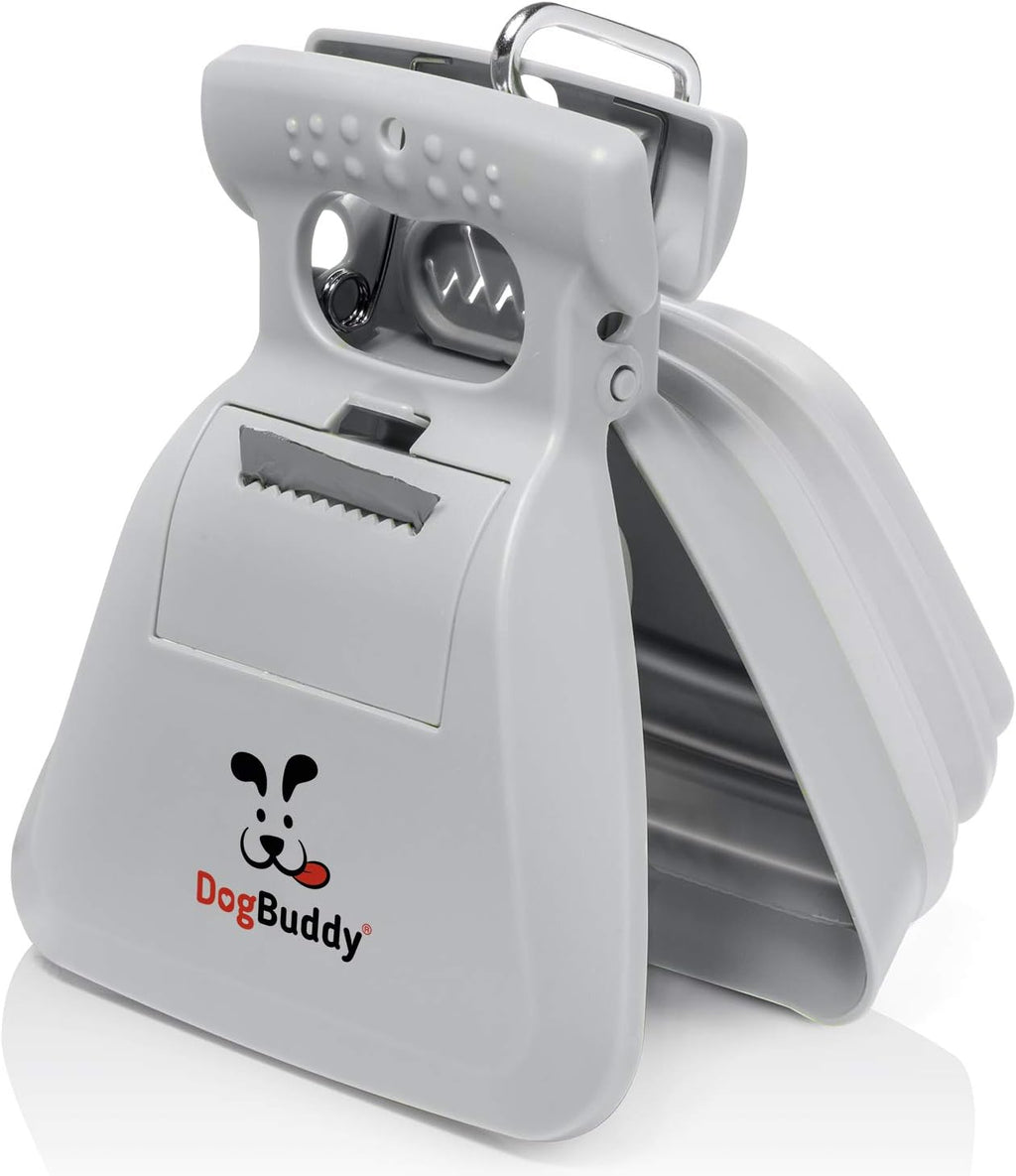 DogBuddy Pooper Scooper, Portable Dog Pooper Scooper, Poop Scooper for Small and Large Dogs, Pooper Scooper With Bag Attachment, Leash Clip and Dog Waste Bags Included (Medium, Kiwi) - Image 12