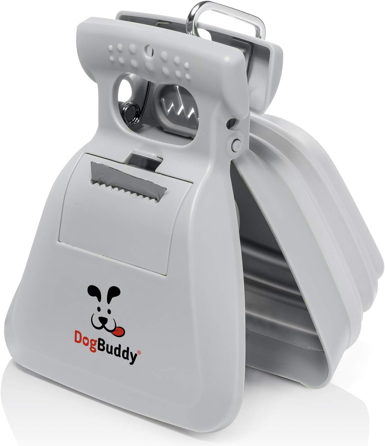 DogBuddy Pooper Scooper, Portable Dog Pooper Scooper, Poop Scooper for Small and Large Dogs, Pooper Scooper With Bag Attachment, Leash Clip and Dog Waste Bags Included (Medium, Kiwi) - Image 12