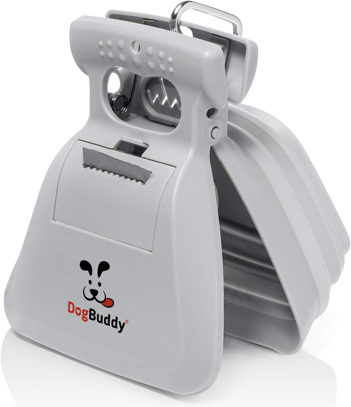 DogBuddy Pooper Scooper, Portable Dog Pooper Scooper, Poop Scooper for Small and Large Dogs, Pooper Scooper With Bag Attachment, Leash Clip and Dog Waste Bags Included (Medium, Kiwi) - Image 12