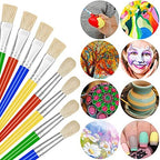 Complete packaging contents of the 16 piece kids painting tool set