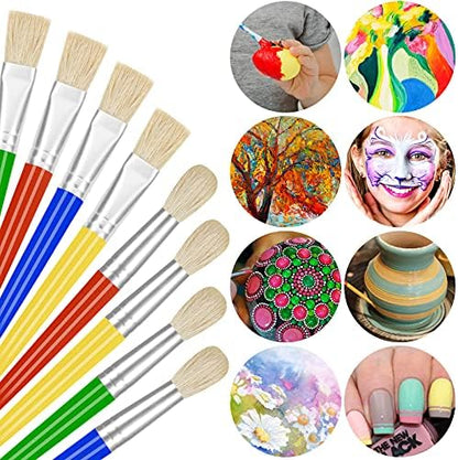 Complete packaging contents of the 16 piece kids painting tool set