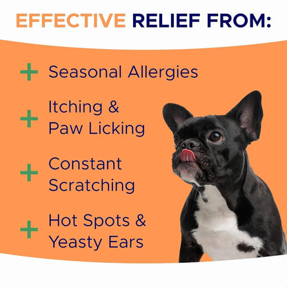 Goodgrowlies anti itch supplement chicken flavor treats close up