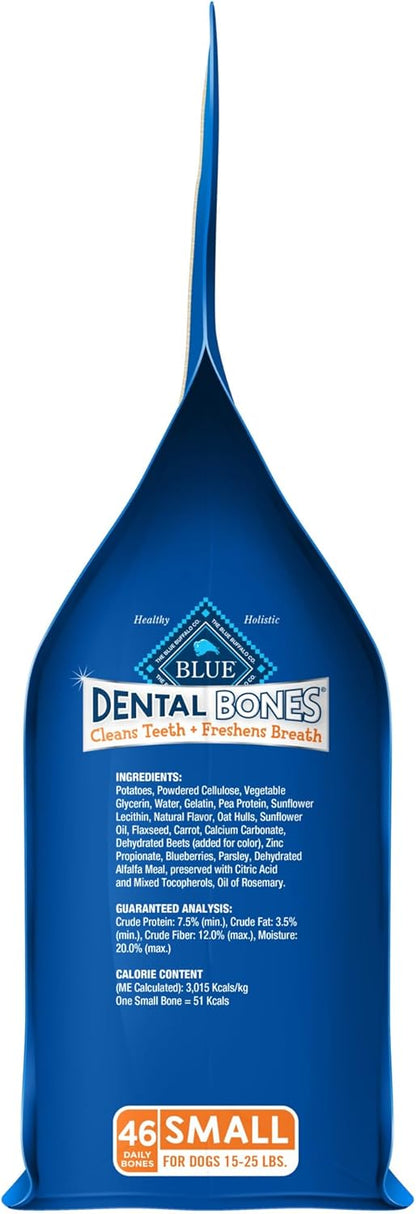 Blue Buffalo Dental Bones Small Natural Dental Chew Dog Treats Bag Value Pack - Image 11