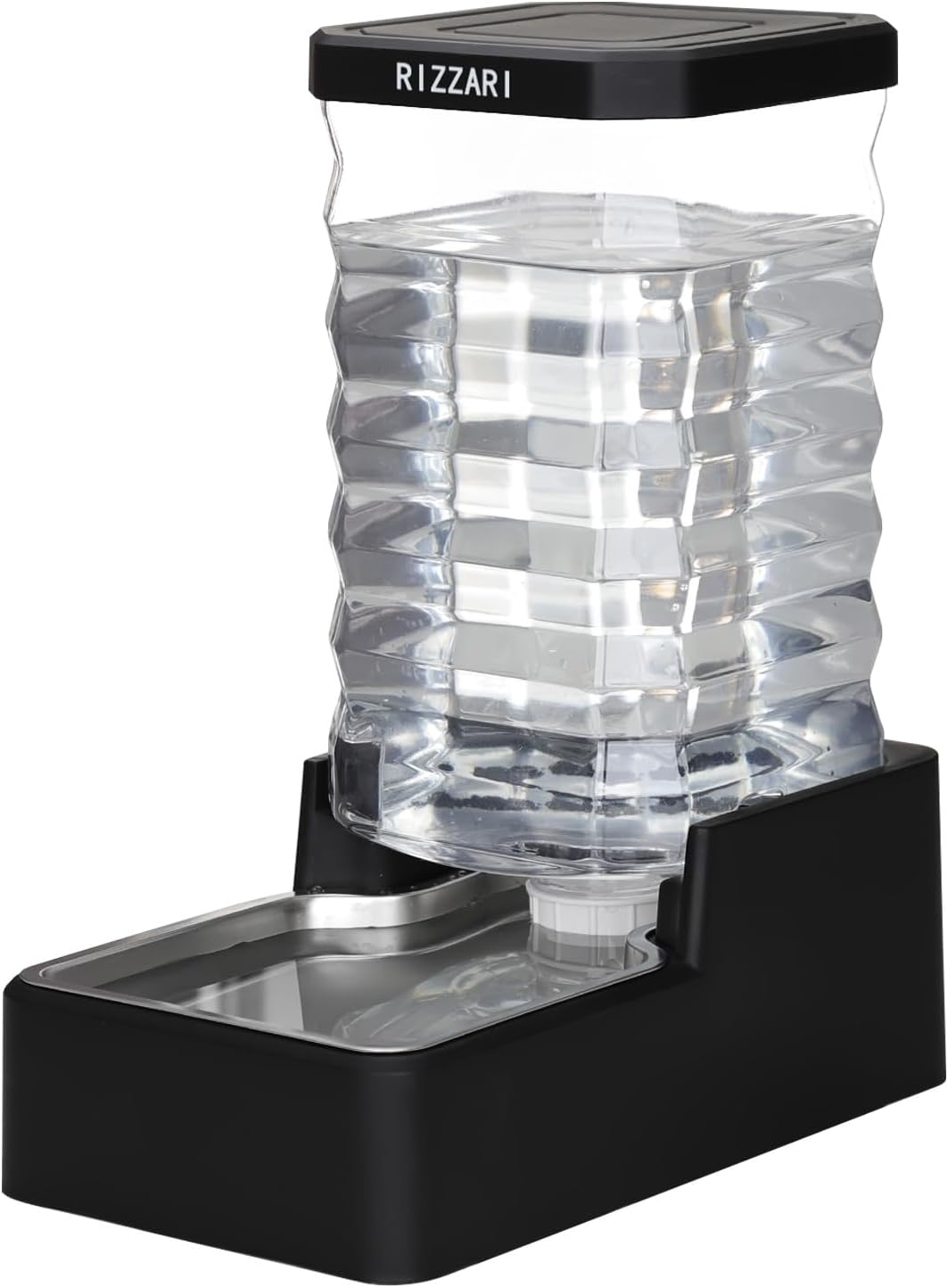 RIZZARI Stainless Steel Pet Water Feeder: 9L Large Gravity Leak-Proof Auto Refill Water Dispenser -Ideal for Multi-Pet Homes- Anti-Tip Base -No Filter- Easy Clean - for 30-60 LB Dogs- Home/Garage - Image 14