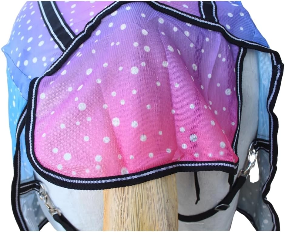 Sixty six inch horse flysheet stainless steel front buckle closures