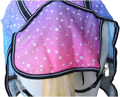 Sixty six inch horse flysheet stainless steel front buckle closures