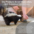Safe for head and face skunk odor eliminator for pets