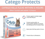 Catego fast acting triple action formula for feline pest control