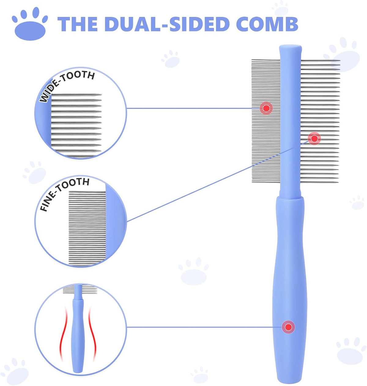 Myselect dematting tool for Poodles and Doodles side view